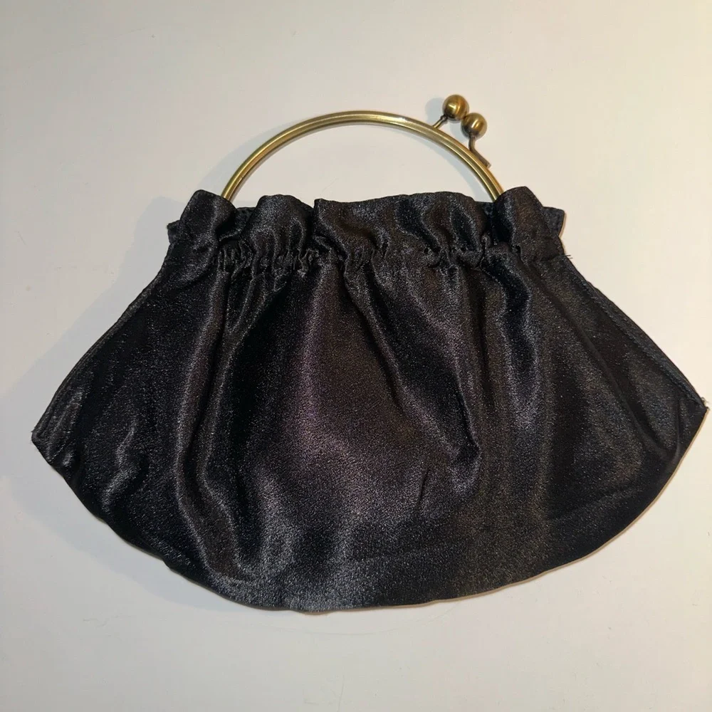 Beautiful Vintage Handmade Asian Inspired Floral Evening Bag Purse